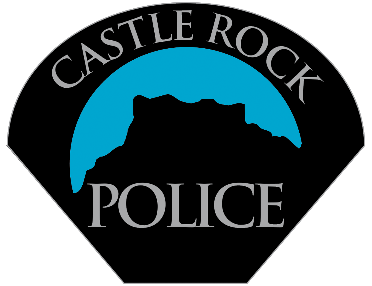 CRPDPatch (pms312) true black Castle Rock Police